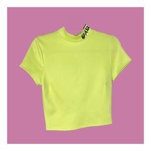 BABS NECKLINE ZIP CROP -SOLD